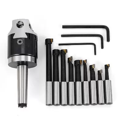 Mt2 -M10 F1-12 50mm sada vyvrtávací hlavy s 12mm vyvrtávacími tyčemi