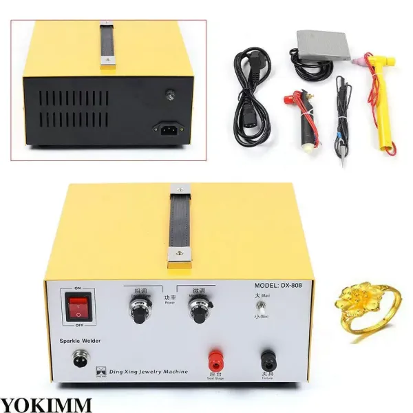 Ruční bodová svařovací stanice Pulse 220V 80A pro zlaté, stříbrné a ocelové šperky Ruční bodová svařovací stanice Pulse 220V 80A pro zlaté, stříbrné a ocelové šperky