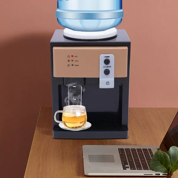 Elektrický dávkovač vody 220 V z nerezové oceli Stolní dávkovač vody Maximální kapacita 18,9 l