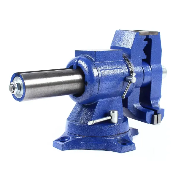 Velký rotační svěrák - 100 mm - pro frézku, 2 osy otáčení o 360° - ocelové čelisti Velký rotační svěrák - 100 mm - pro frézku, 2 osy otáčení o 360° - ocelové čelisti