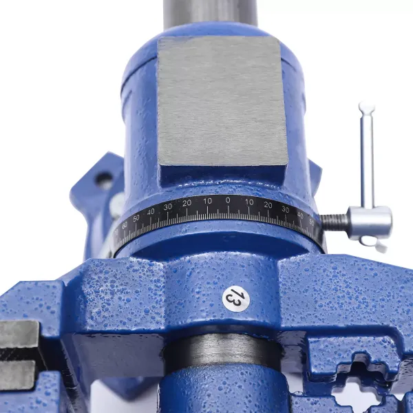 Velký rotační svěrák - 100 mm - pro frézku, 2 osy otáčení o 360° - ocelové čelisti Velký rotační svěrák - 100 mm - pro frézku, 2 osy otáčení o 360° - ocelové čelisti