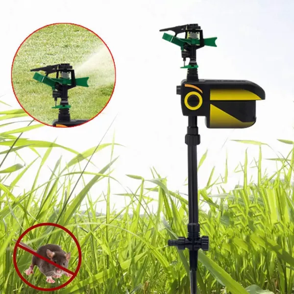 Solární zahradní odpuzovač zvířat s 30m vodním paprskem aktivovaný postřikovač s vysoce kvalitním ABS materiálem 3 automatické doby postřiku pro zahradní sady Solární zahradní odpuzovač zvířat s 30m vodním paprskem aktivovaný postřikovač s vysoce kvalitním ABS materiálem 3 automatické doby postřiku pro zahradní sady