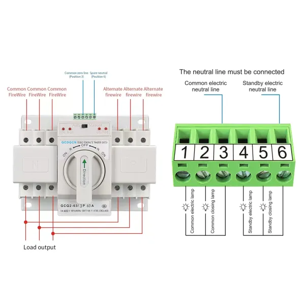 Automatické spínače AC220V, duální napájecí zdroj 63A 3P automatický spínač pro přenos spínačů pro generátory