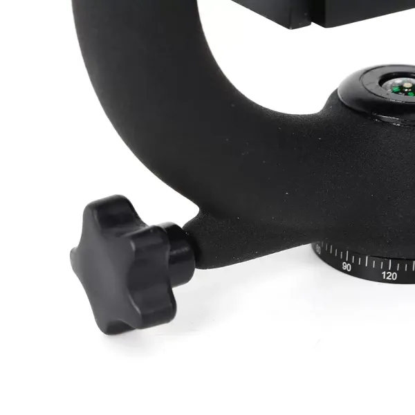 Profesionální 360° hlava stativu z hliníkové slitiny pro fotoaparáty DSLR