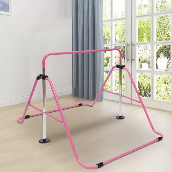 Výškově nastavitelné gymnastické hole na zahradu Horizontální gymnastická tyč do 100 kg
