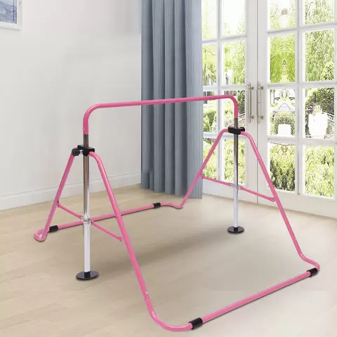 Výškově nastavitelné gymnastické hole na zahradu