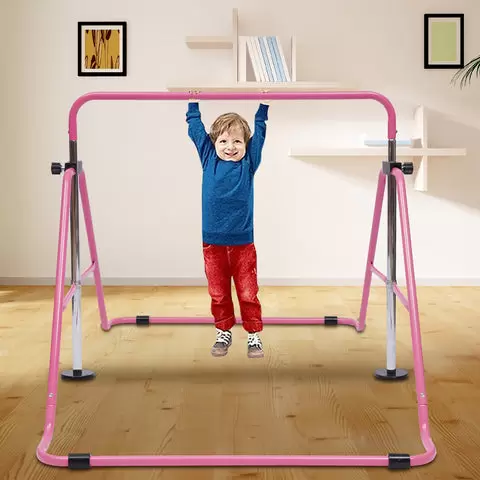 Výškově nastavitelné gymnastické hole na zahradu