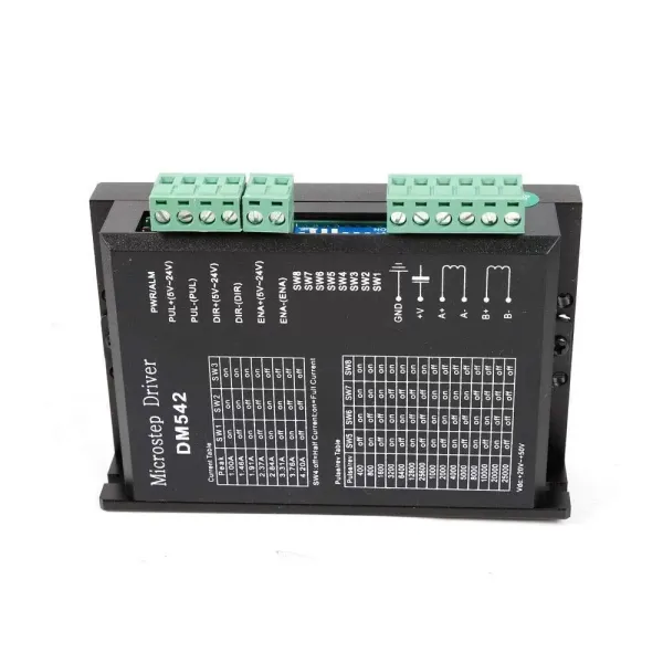 3osý krokový motor Nema 23 DM542A krokový motor 4,2A + sada pro gravírování napájecího zdroje pro frézku.