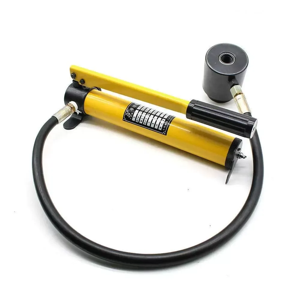 Hydraulická děrovačka plechu - S válcem a hydraulickým čerpadlem - V kufru - Snadná údržba - 15 t