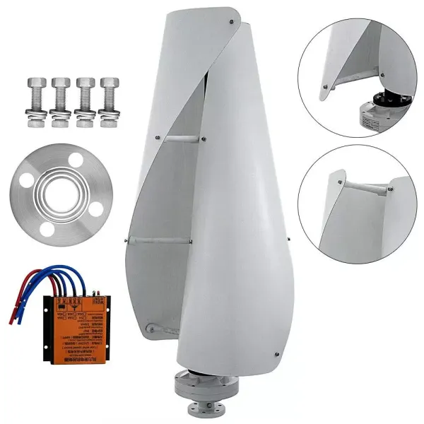 12V vertikální větrný generátor s magnetickým ovladačem levitační osy