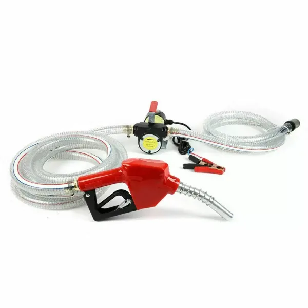 Naftové čerpadlo Přečerpávací čerpadlo oleje 175W Čerpadlo topného oleje Samonasávací olejové čerpadlo s automatickou pistolí 50 l/min 3500 ot./min (175w 50l/min/výstupní hadice z PVC)