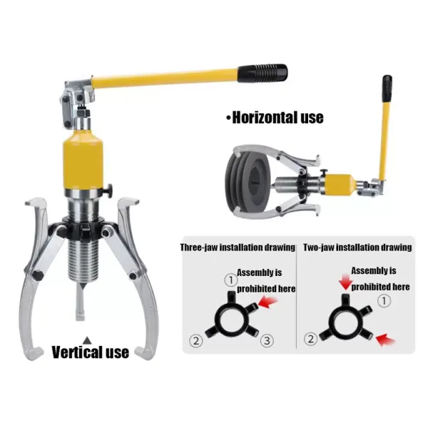 Sada hydraulického stahováku ozubených kol 20T, 3čelisťového hydraulického stahováku ozubení Separátor stahováku čelistí