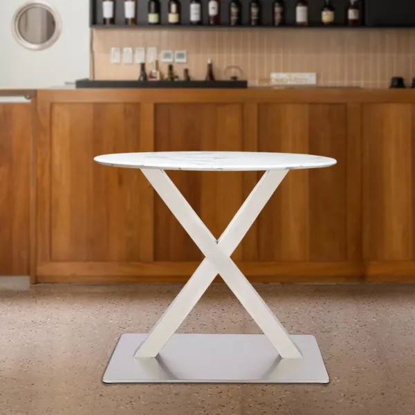 Rám stolu z nerezové oceli Model X Základna Stolová podnož Bistro Stůl Gastro Stůl Krásná a vysoce kvalitní dvojitá stolová podnož pro umístění konferenčních stolků Rám stolu z nerezové oceli Model X Základna Stolová podnož Bistro Stůl Gastro Stůl Krásná a vysoce kvalitní dvojitá stolová podnož pro umístění konferenčních stolků