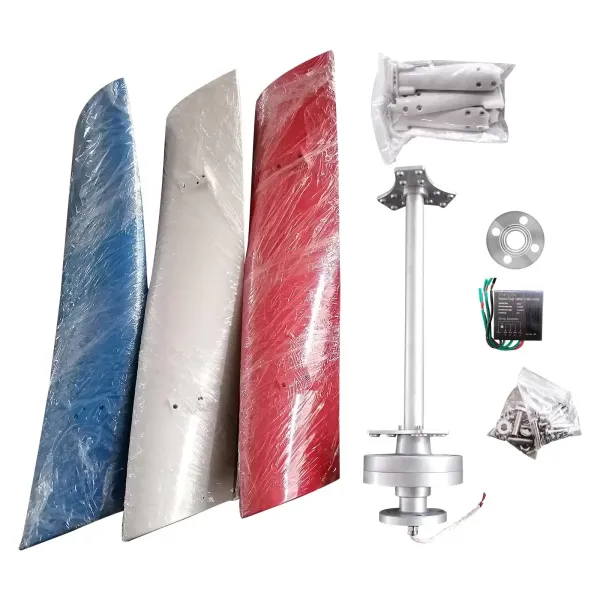 3listý vertikální generátor větrné turbíny 12V 400W turbína s bezjádrovým generátorem s permanentním magnetem a třemi křídly 3listý vertikální generátor větrné turbíny 12V 400W turbína s bezjádrovým generátorem s permanentním magnetem a třemi křídly