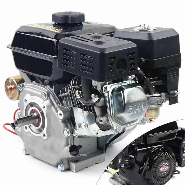 212 cm³ 4taktní benzínový motor - 7,5 HP sloupový motor OHV - Snadné startování s elektrickým startováním - 1 válec
