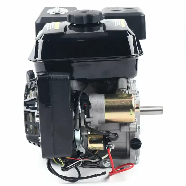 212 cm³ 4taktní benzínový motor - 7,5 HP sloupový motor OHV - Snadné startování s elektrickým startováním - 1 válec