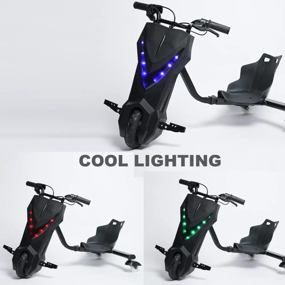 Drift Scooter pro děti 360° E-Scooter Drifting GoKart Drifter Tricycle Trike 250W