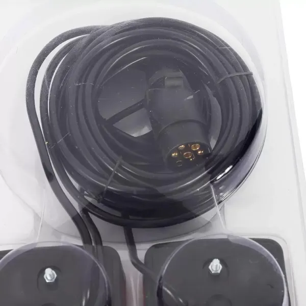 12V 7,5m pevné 7kolíkové LED zadní světlo s osvětlením SPZ pro přívěs
