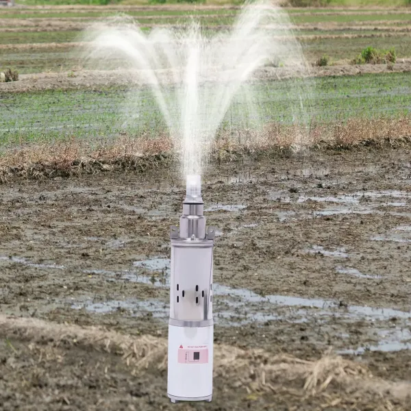 Čerpadlo pro hluboké studny - 12 V - Solární - nerezová ocel - 1,2 m³/h - Až 20 m