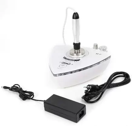 2 MHz RF rádiová frekvence pro obličej a jemné linky – zlepšuje elasticitu a strukturu pleti – bílá