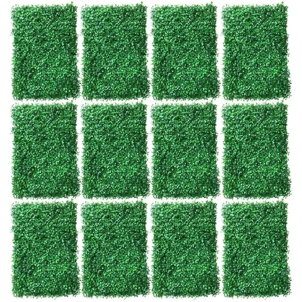 12 ks Závěsné rostliny na umělý živý plot Nástěnná podložka pod rostlinu Venkovní dekorace - 40X60cm