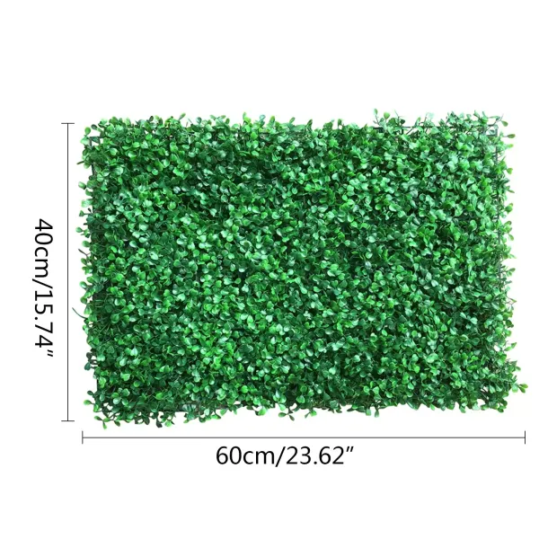12 ks Závěsné rostliny na umělý živý plot Nástěnná podložka pod rostlinu Venkovní dekorace - 40X60cm