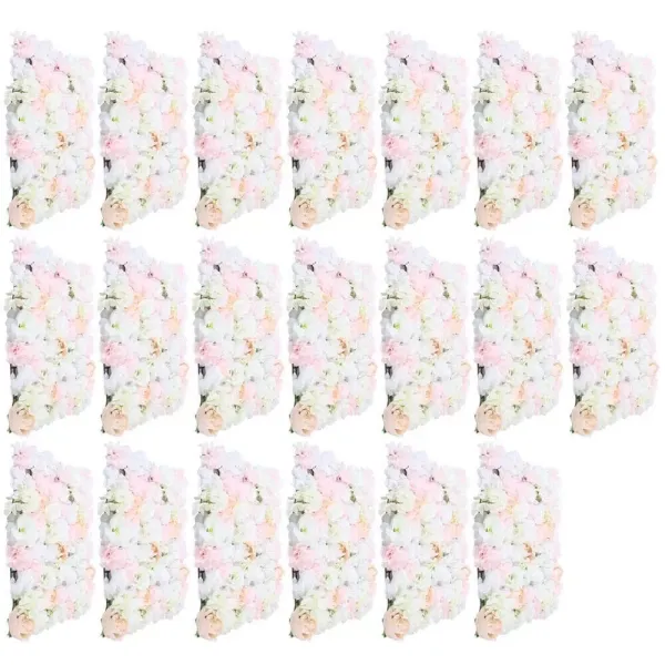 20ks Umělé rostliny Květiny Rose Wall Wedding Street Background 40*60cm