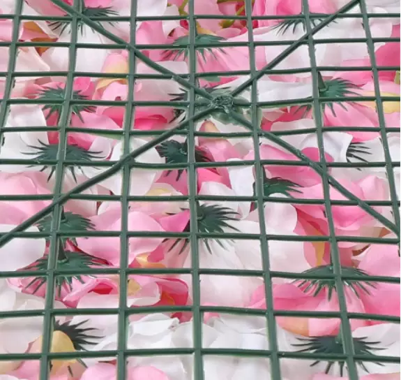 15ks Umělé květiny na svatební výzdobu 40x60cm Tmavě růžová