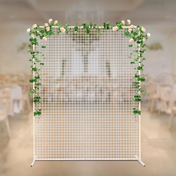Square Iron Wedding Arch - 2x1,6m - Balloon Arch - Flower Arch - Obloukový rám pro výzdobu svatební party Square Iron Wedding Arch - 2x1,6m - Balloon Arch - Flower Arch - Obloukový rám pro výzdobu svatební party