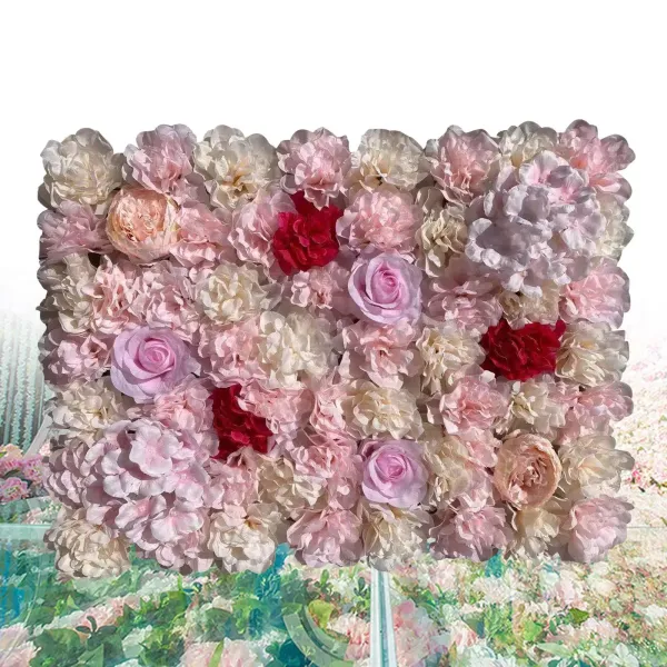 20ks Umělé květináče Růžové nástěnné květináče Dekorace pozadí Svatební dekorace 40x60cm 20ks Umělé květináče Růžové nástěnné květináče Dekorace pozadí Svatební dekorace 40x60cm