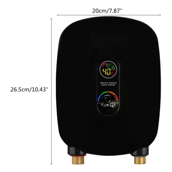 Elektrický beztankový ohřívač vody na 220 V pro koupelnové doplňky s okamžitým přívodem teplé vody Elektrický beztankový ohřívač vody na 220 V pro koupelnové doplňky s okamžitým přívodem teplé vody