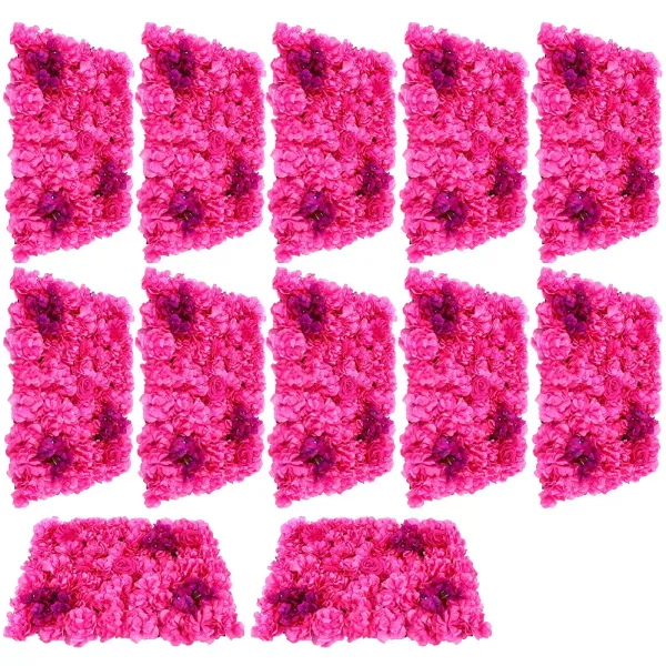 CNCEST 12X Umělé květiny Nástěnné růže Umělé květiny na svatbu Pozadí Pouliční dekorace 40 x 60 x 2 cm CNCEST 12X Umělé květiny Nástěnné růže Umělé květiny na svatbu Pozadí Pouliční dekorace 40 x 60 x 2 cm