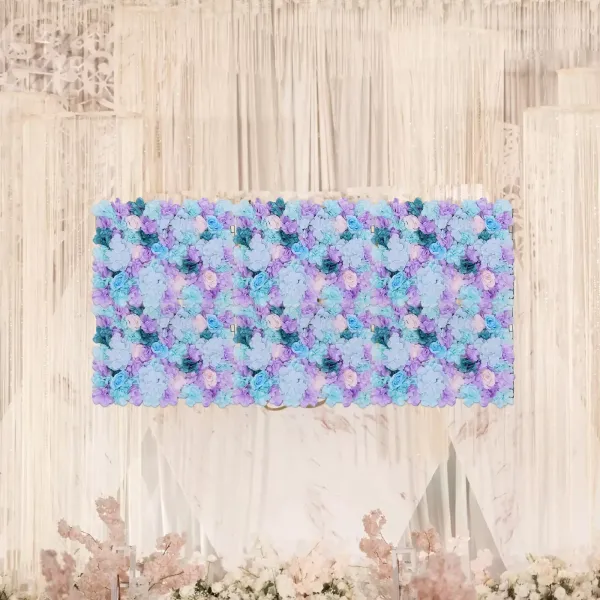 6ks Umělé květiny 40x60cm Růžová nástěnná dekorace pro svatební párty dekorace na jeviště 6ks Umělé květiny 40x60cm Růžová nástěnná dekorace pro svatební párty dekorace na jeviště