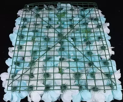 CNCEST 12ks umělé hedvábné květiny přenosné odolné vnitřní venkovní svatební dekorace 60x40x2cm