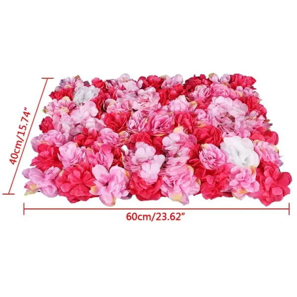 CNCEST 6ks Umělé květinové aranžmá pro svatební výzdobu ulice 40x60cm CNCEST 6ks Umělé květinové aranžmá pro svatební výzdobu ulice 40x60cm