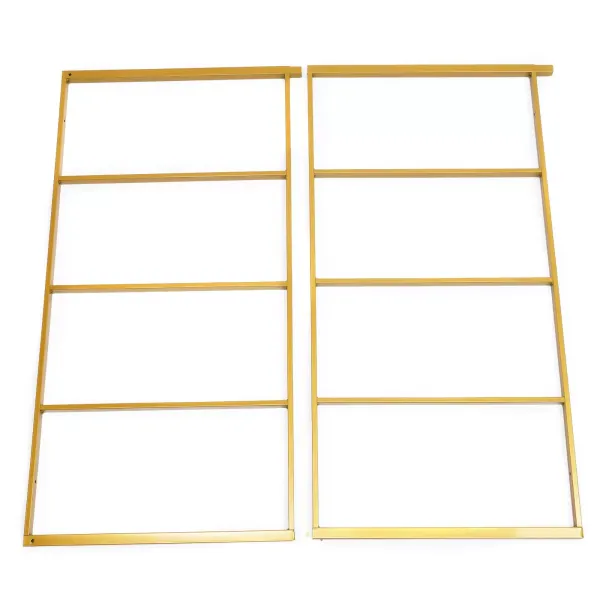 Oblouk na svatební balónek Zlatý kovový stojánek na balónek Příslušenství na svatební párty DIY 100x50x200cm
