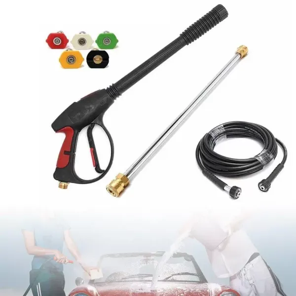 3000PSI vysokotlaká pistolová tyč s 5 tryskami pro sadu na mytí aut