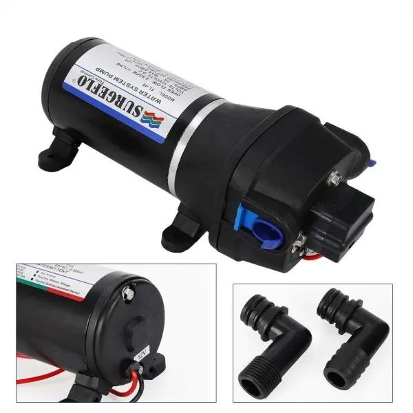 Čerpadlo stlačené vody - 12V - 17L/min - pro obecný přenos vody - Postřikovací čerpadlo - Malý déšťový systém Čerpadlo stlačené vody - 12V - 17L/min - pro obecný přenos vody - Postřikovací čerpadlo - Malý déšťový systém