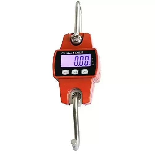 Elektronická digitální osobní váha s LCD displejem k zavěšení 300 kg