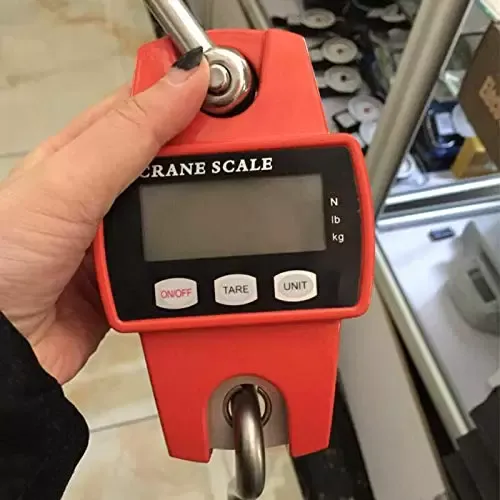 Elektronická digitální osobní váha s LCD displejem k zavěšení 300 kg Elektronická digitální osobní váha s LCD displejem k zavěšení 300 kg