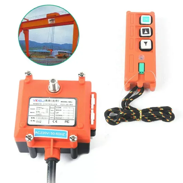 Bezdrátový elektrický jeřáb F21-2S - IP65 - Dvojitý elektrický vysílač - pro miniaturní výtahy a elektrické kladkostroje