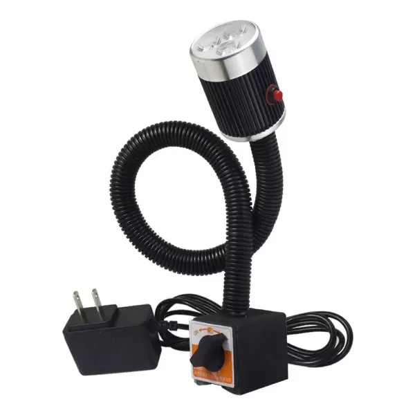 Pracovní světlo s magnetickou základnou, 6W magnetická LED, flexibilní a voděodolná lampa, labutí rameno