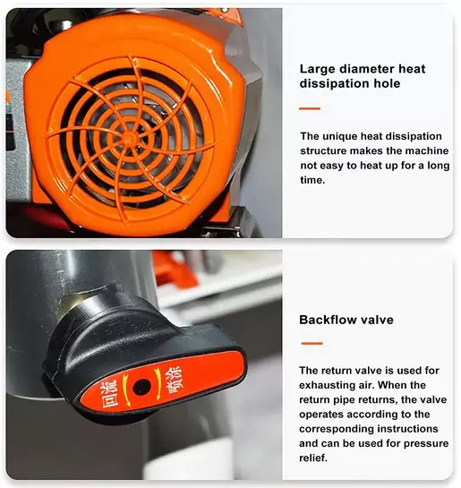 3,5 l/min 1200 W - Elektronický regulátor tlaku - Stříkací pistole