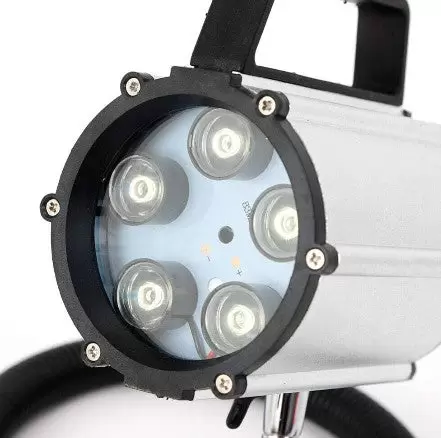 Flexibilní lampa s husím krkem, 5W LED soustruhová lampa Pracovní světlo Strojní lampa Vodotěsná lampa na rameno, s magnetickou základnou