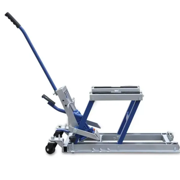 Hydraulický zvedací stojan motocyklu, 680 kg Hydraulický zvedací stojan motocyklu s hydraulickým zvedacím pedálem pro dílnu (modrá)