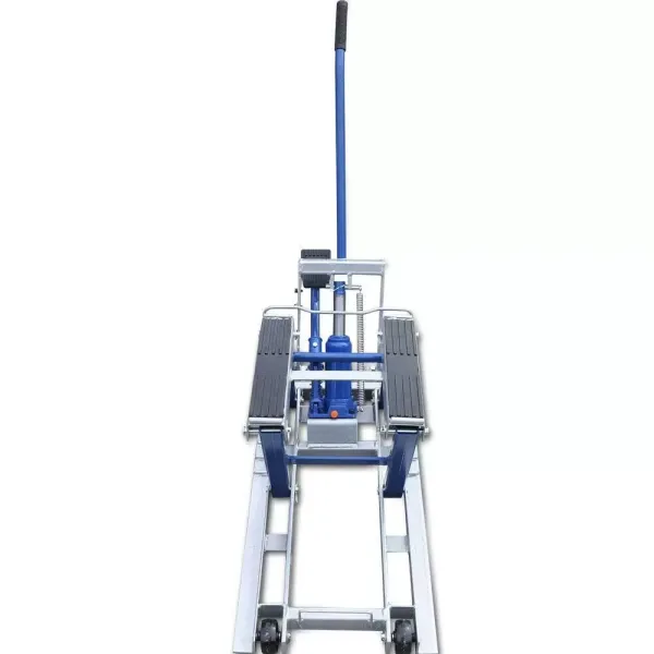 Hydraulický zvedací stojan motocyklu, 680 kg Hydraulický zvedací stojan motocyklu s hydraulickým zvedacím pedálem pro dílnu (modrá)