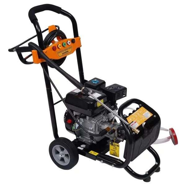Automobilový tlakový čistič, Benzínový motor 7,5 HP, Vysokotlaká tryska pro auto, dům, trávník, zahradu