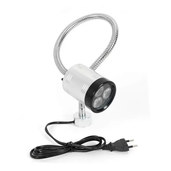 Osvětlení s husím krkem s magnetickou 6W LED lampou Pracovní světlo kulatá základna pro CNC obráběcí stroj