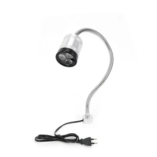 Osvětlení s husím krkem s magnetickou 6W LED lampou Pracovní světlo kulatá základna pro CNC obráběcí stroj