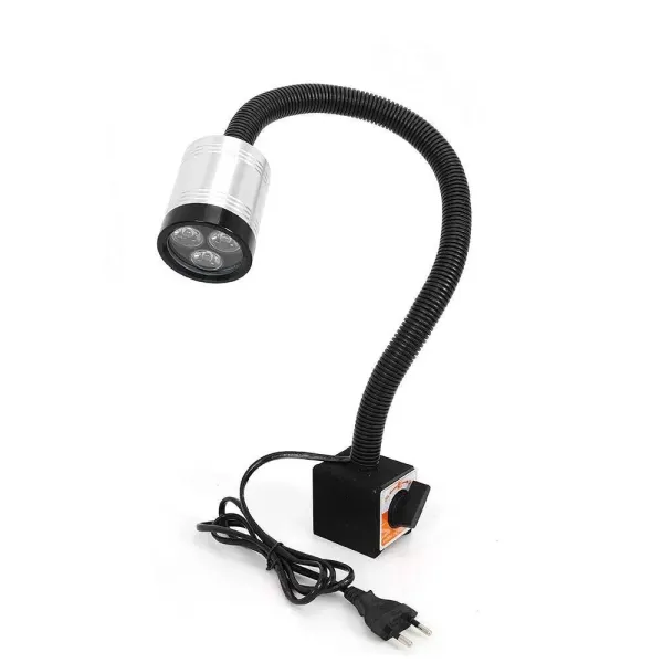 Lampa stroje s pevnou magnetickou patkou, energeticky úsporná žárovka pro osvětlení CNC řemeslného pracovního stolu (vyměnitelná magnetická patka) Lampa stroje s pevnou magnetickou patkou, energeticky úsporná žárovka pro osvětlení CNC řemeslného pracovního stolu (vyměnitelná magnetická patka)